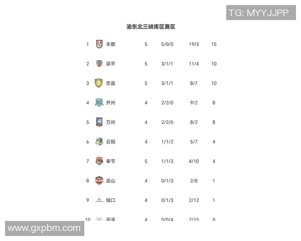 重庆足球队在选拔赛中以74分稳居积分榜首位